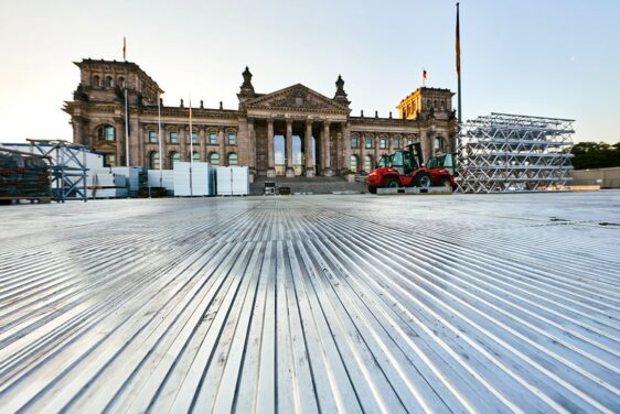 Arena Panels - Einsatz zum Kirchentag in Berlin