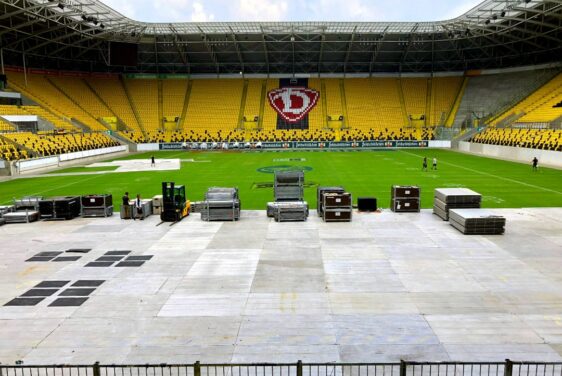Arena Panels - Ground protection for lawn in the stadium