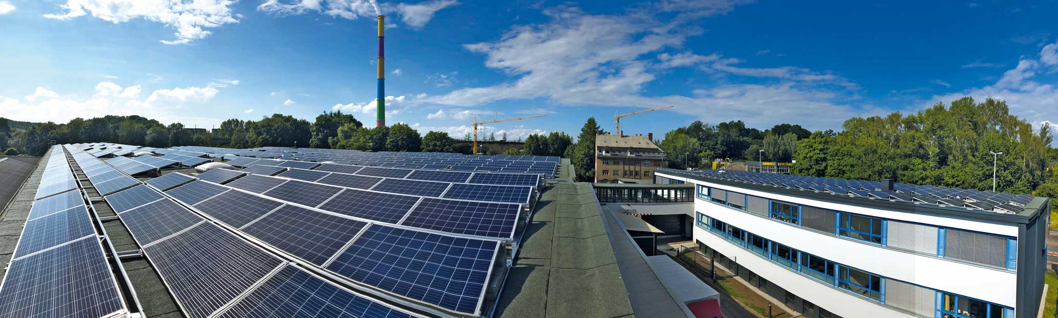 Photovoltaik-Anlagen auf unseren Dächern für die umweltfreundliche Stromproduktion