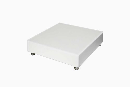 Loungetisch Leder weiß